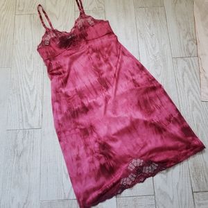 Chemise to wear like dress. Custom made hand dyed.